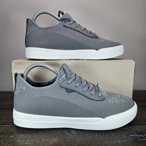 Vessi Weekend Sneaker Womens Size 9 Waterproof Shoes Concrete Gray White Mens 8